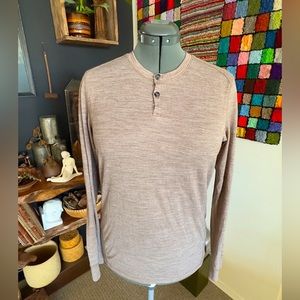 MEC Merino Wool Blend Henley Top